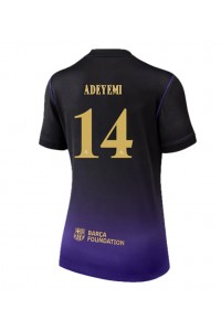 Barcelona Karim Adeyemi #14 Jalkapallovaatteet Naisten Vieraspaita 2026-27 Lyhythihainen